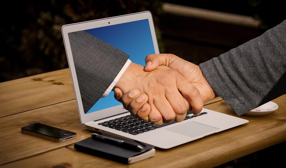 Business handshake